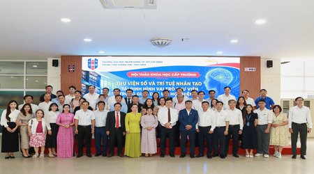 Tham gia hội thảo khoa học “Thư viện số và trí tuệ nhân tạo: tái định hình vai trò thư viện trong giáo dục đại học hiện đại”